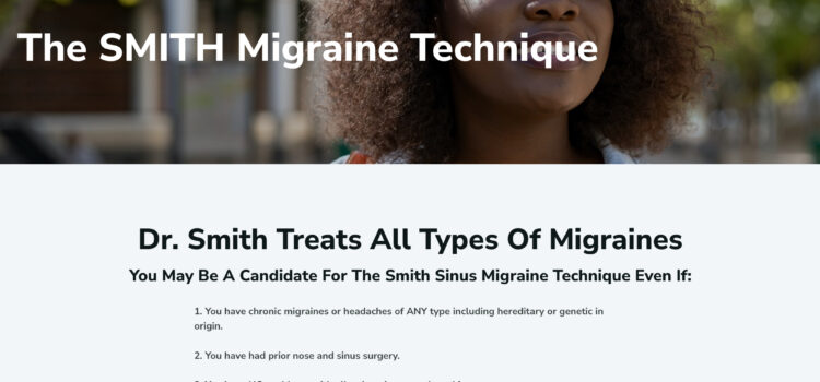 What Is The SMITH Sinus Migraine Technique?